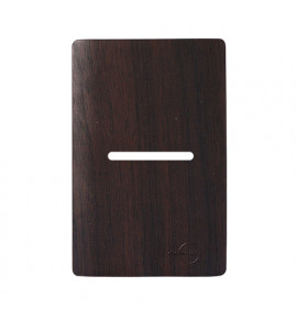 Placa p/ 1 Interruptor Horizontal 4x2 - Novara Tabaco